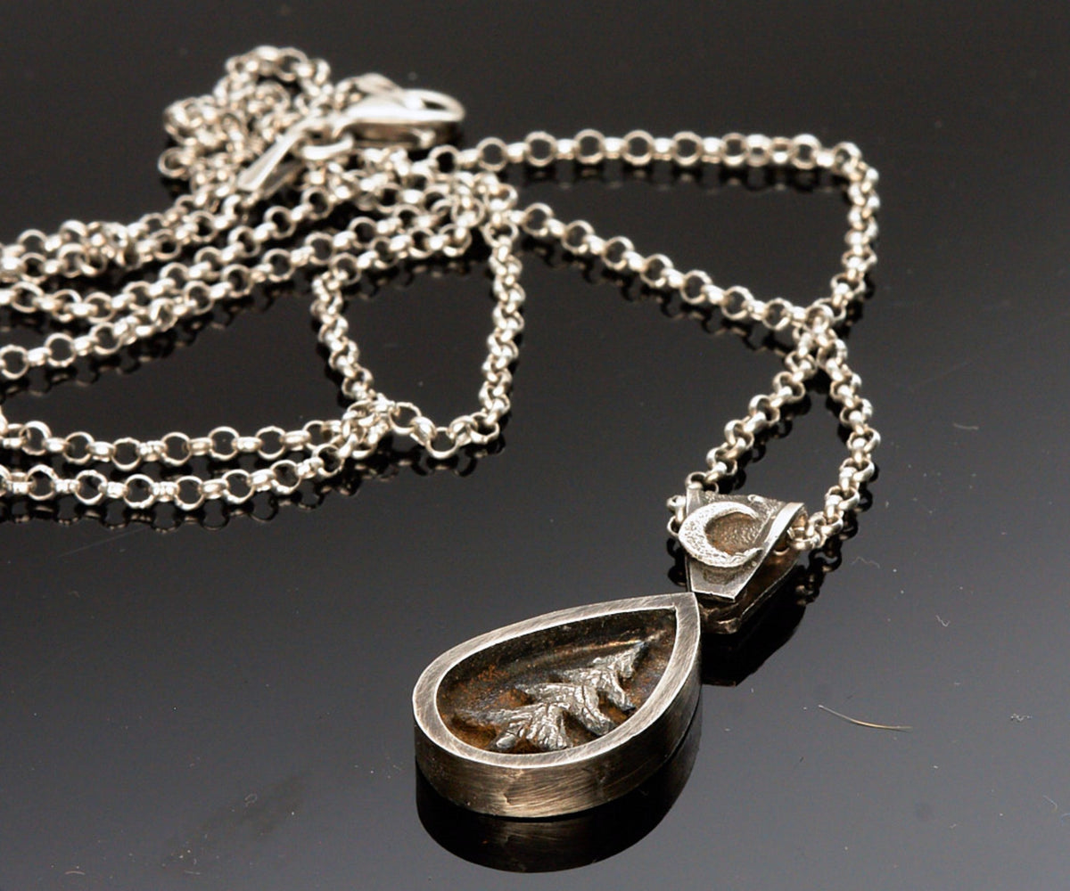 Anhänger mit Baummotiv Baum Tanne 925 Silber Goldschmiede und Trauring Manufaktur Silberschweif www.gutms.live