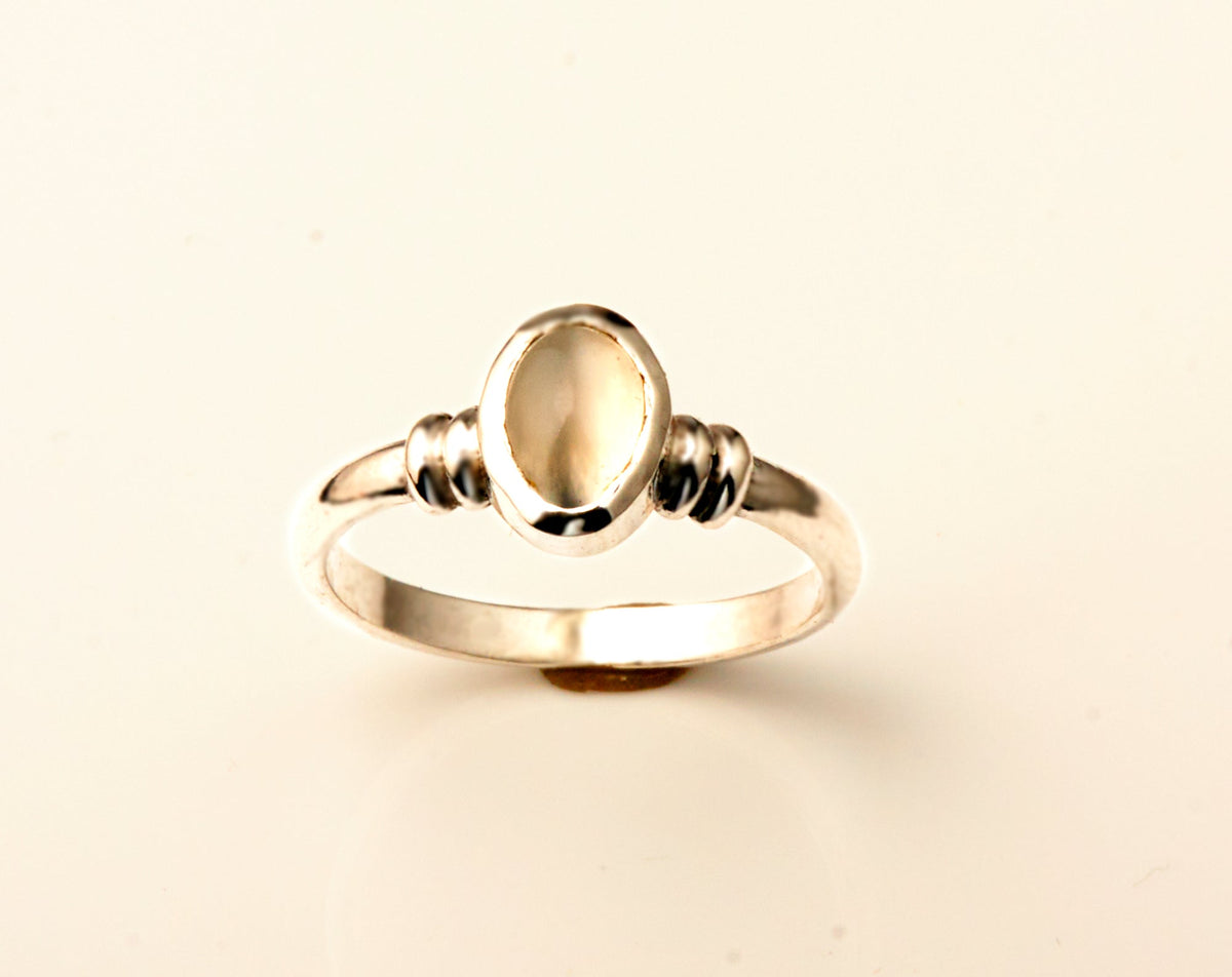 Schenk dir was Ring mit Mondstein 925 Silber