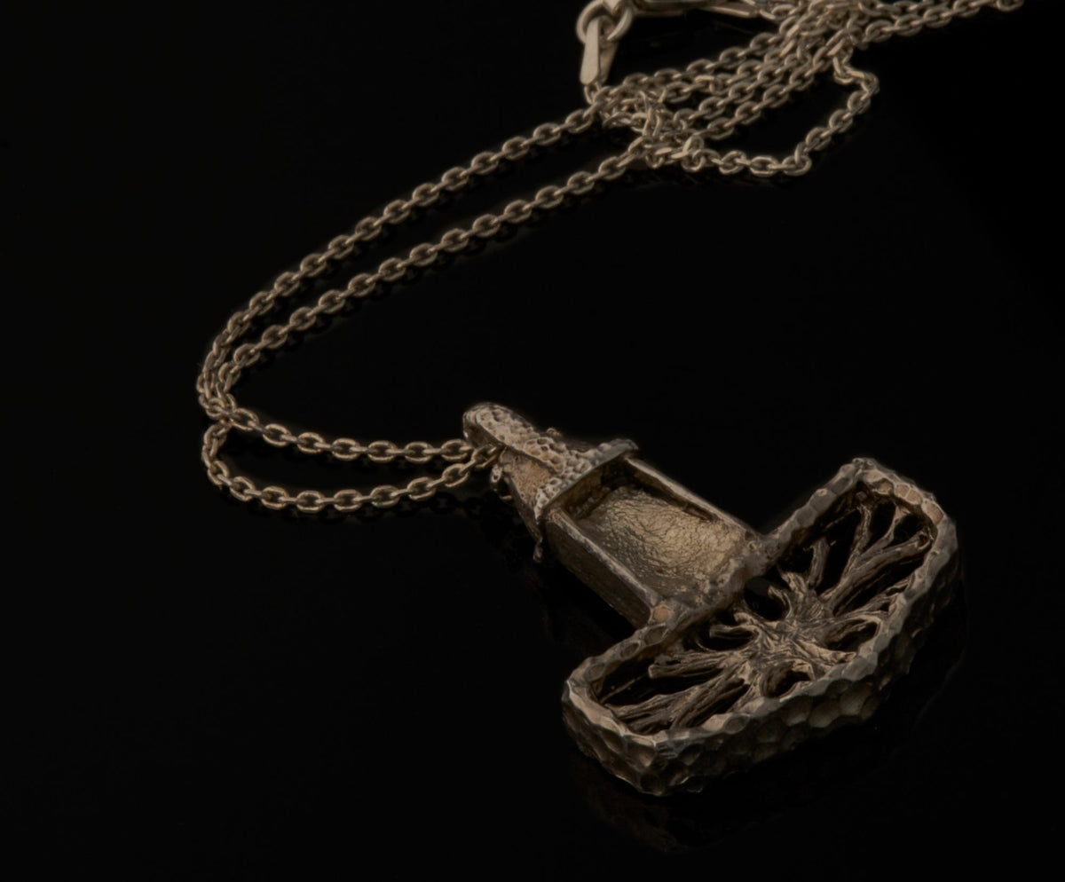 Thor Anhänger Mjölnir 925 Silber Goldschmiede und Trauring Manufaktur Silberschweif www.gutms.live