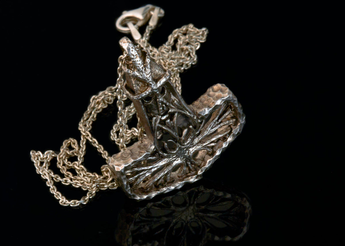 Thor Anhänger Mjölnir 925 Silber Goldschmiede und Trauring Manufaktur Silberschweif www.gutms.live