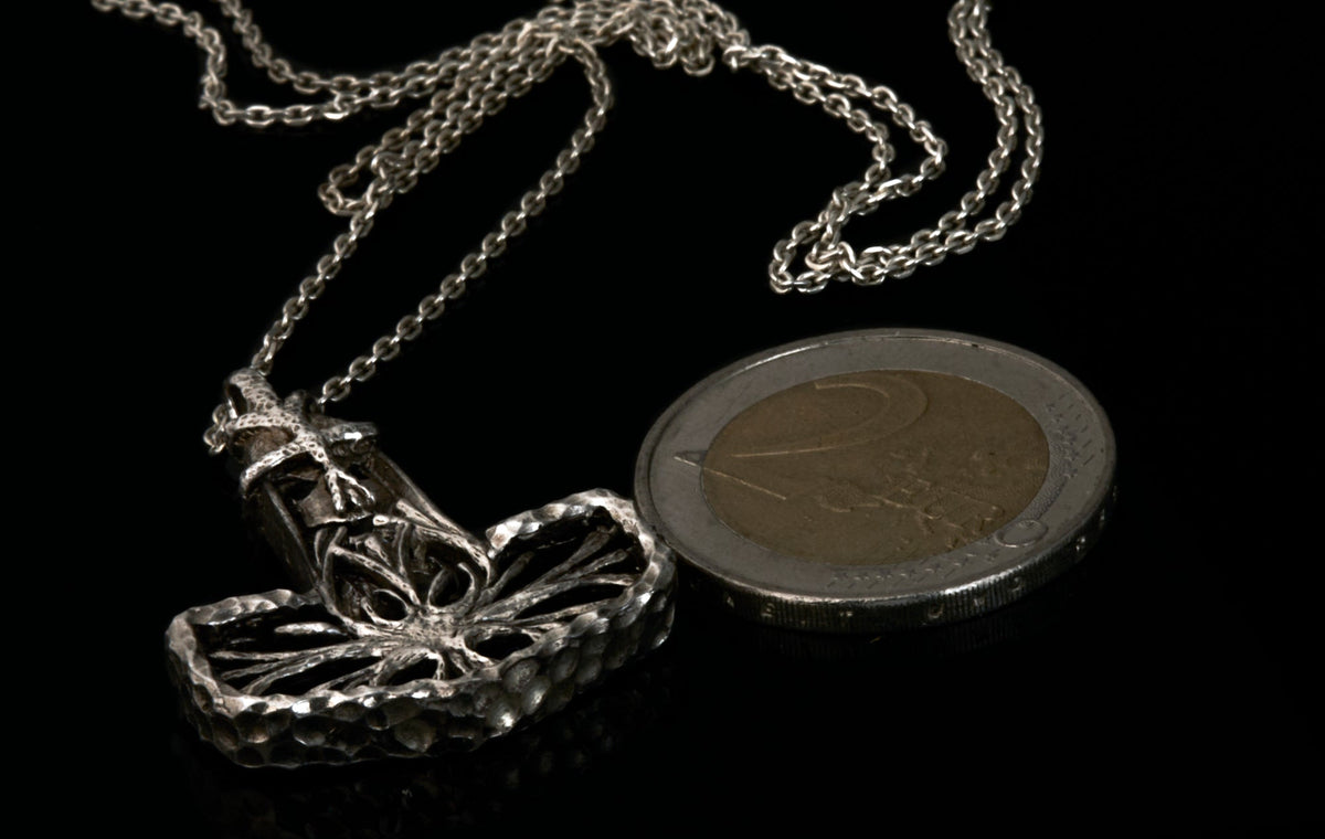 Thor Anhänger Mjölnir 925 Silber Goldschmiede und Trauring Manufaktur Silberschweif www.gutms.live