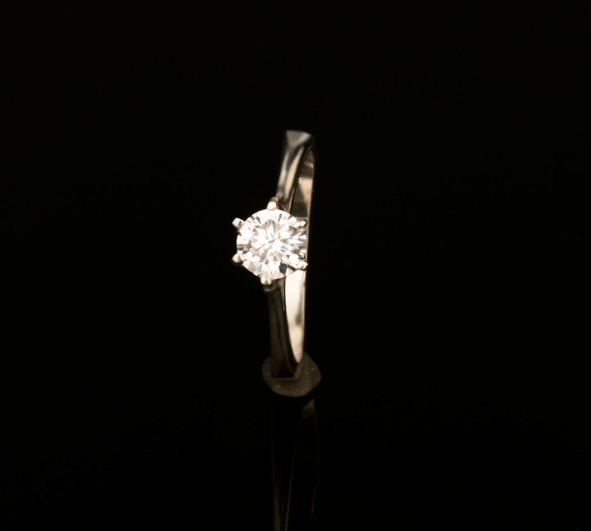 Verlobungsring klassisch 925 Silber mit 1ct Zirkonia Goldschmiede und Trauring Manufaktur Silberschweif www.gutms.live